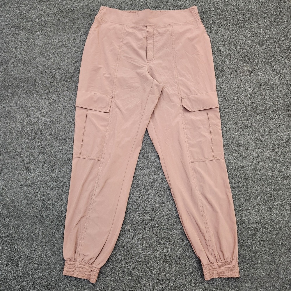 ATHLETA Womens 8 Chelsea Utility Cargo Jogger Pants Pockets Brown Gorpcore